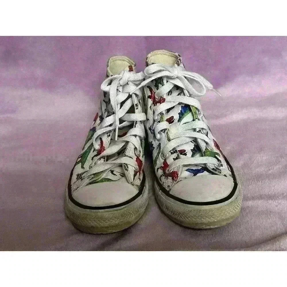 Converse Shoes Boys 1.5 Dinosaur All Over White Red Blue Green